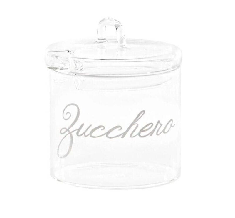 Zuccheriera in vetro borosilicato d.9 Zucchero Simple Day
