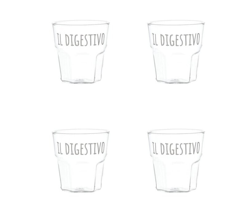 Set 4 bicchierini Il Digestivo cl.13 Simple Day
