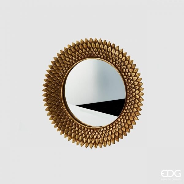 Specchio rotondo convesso scaglie oro d.32 Edg Enzo De Gasperi