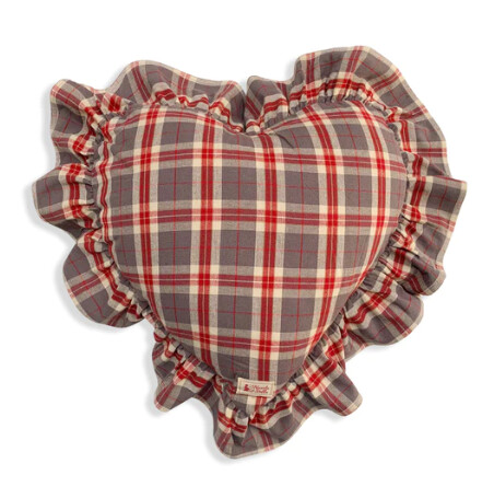Cuscino con balza 45x45 col.grigio Bonnie Nuvole di Stoffa