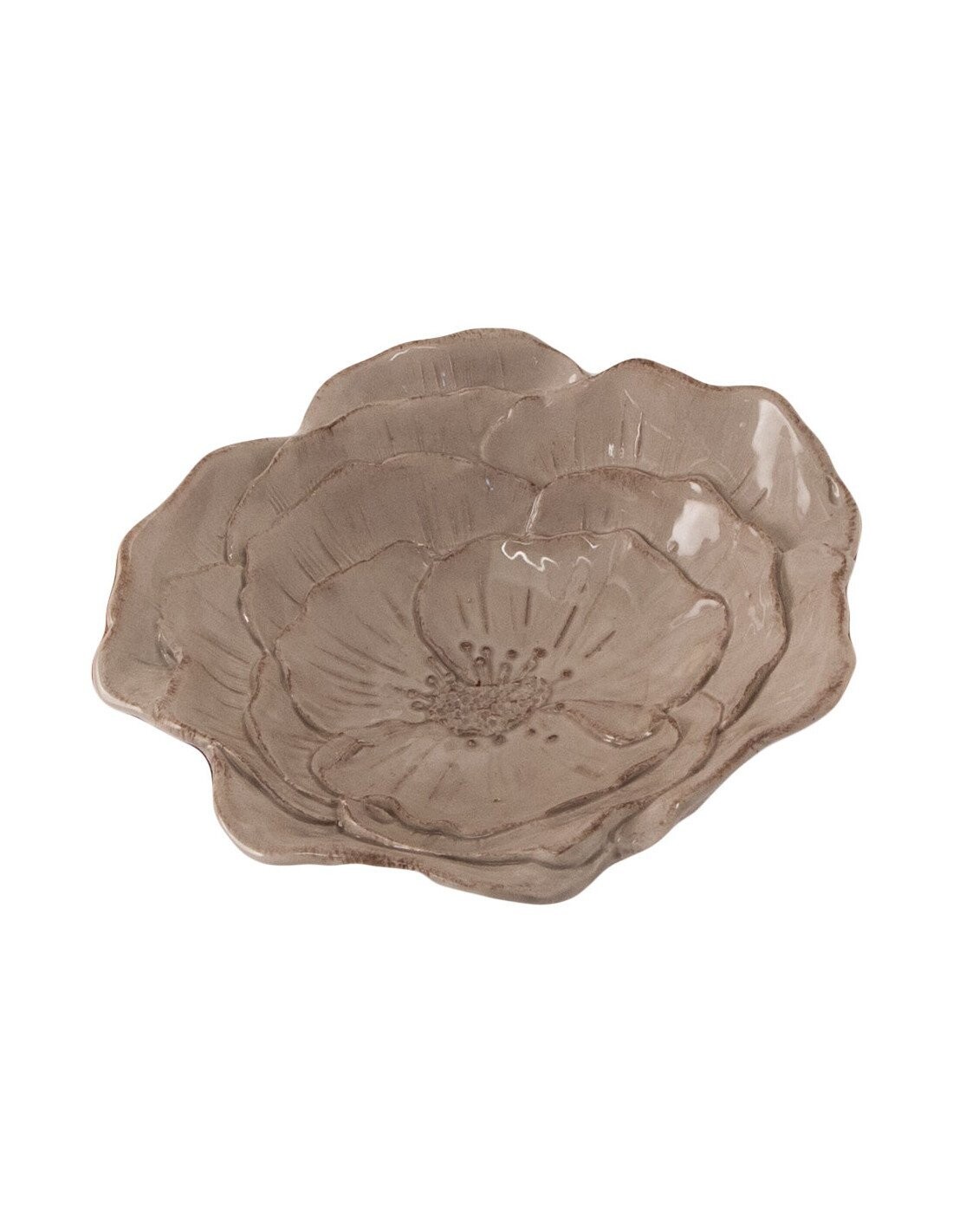 Bolo fiore rosa col.grigio corda Romantica Virginia Casa