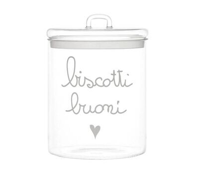 Barattolo in vetro borosilicato d.15 Biscotti Buoni Simple Day