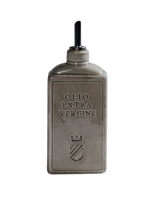 Lattina olio in ceramica h.16 col.argilla Virginia Casa