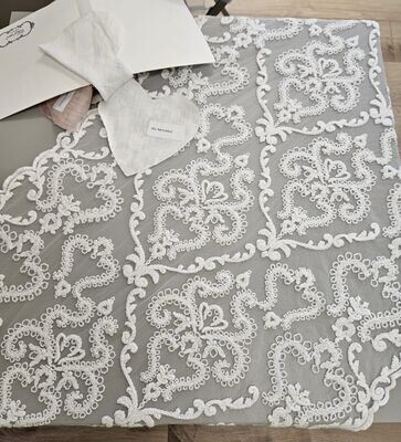 Runner solo pizzo col.naturale 50x160 Arabesque Chez Moi