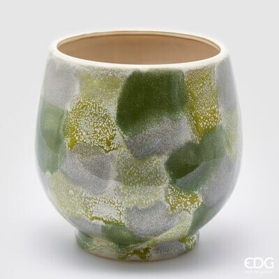 Vaso Cezanne in ceramica h.24 d.25,5 Edg Enzo De Gasperi