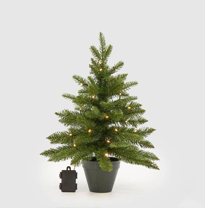 Pino mix con led con vaso pvc h.60 Edg Enzo De Gasperi