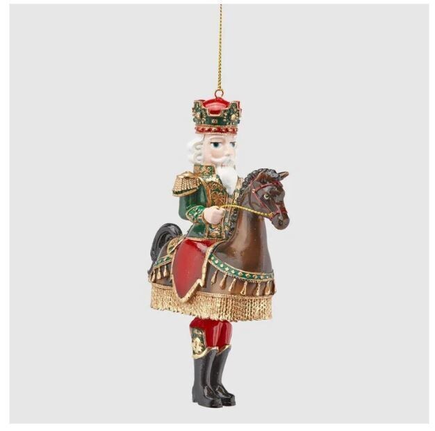 Decoro resina soldatino a cavallo h.16,5 Edg Enzo De Gasperi