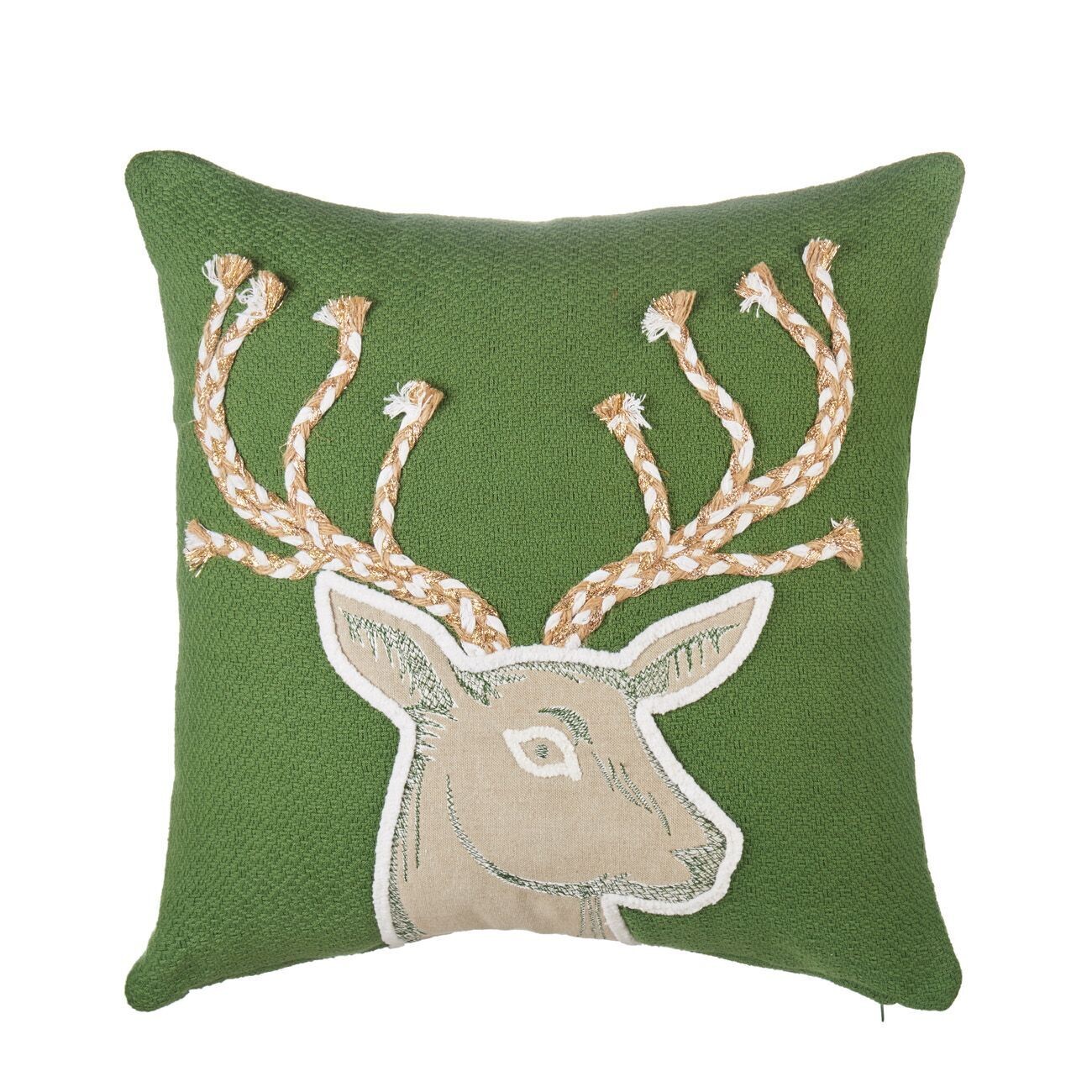 Cuscino quadrato 45x45 in cotone renna Morbido Sogno L'Oca Nera