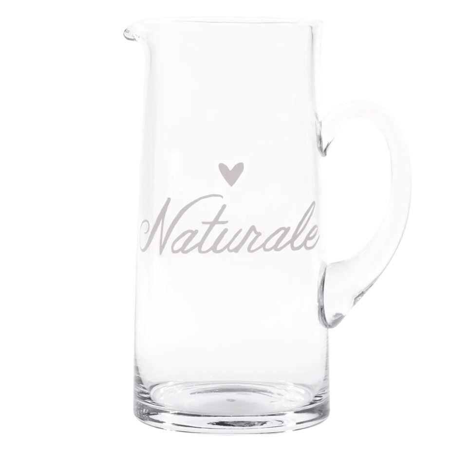 Brocca in vetro soffiato lt.1,2 Naturale Simple Day