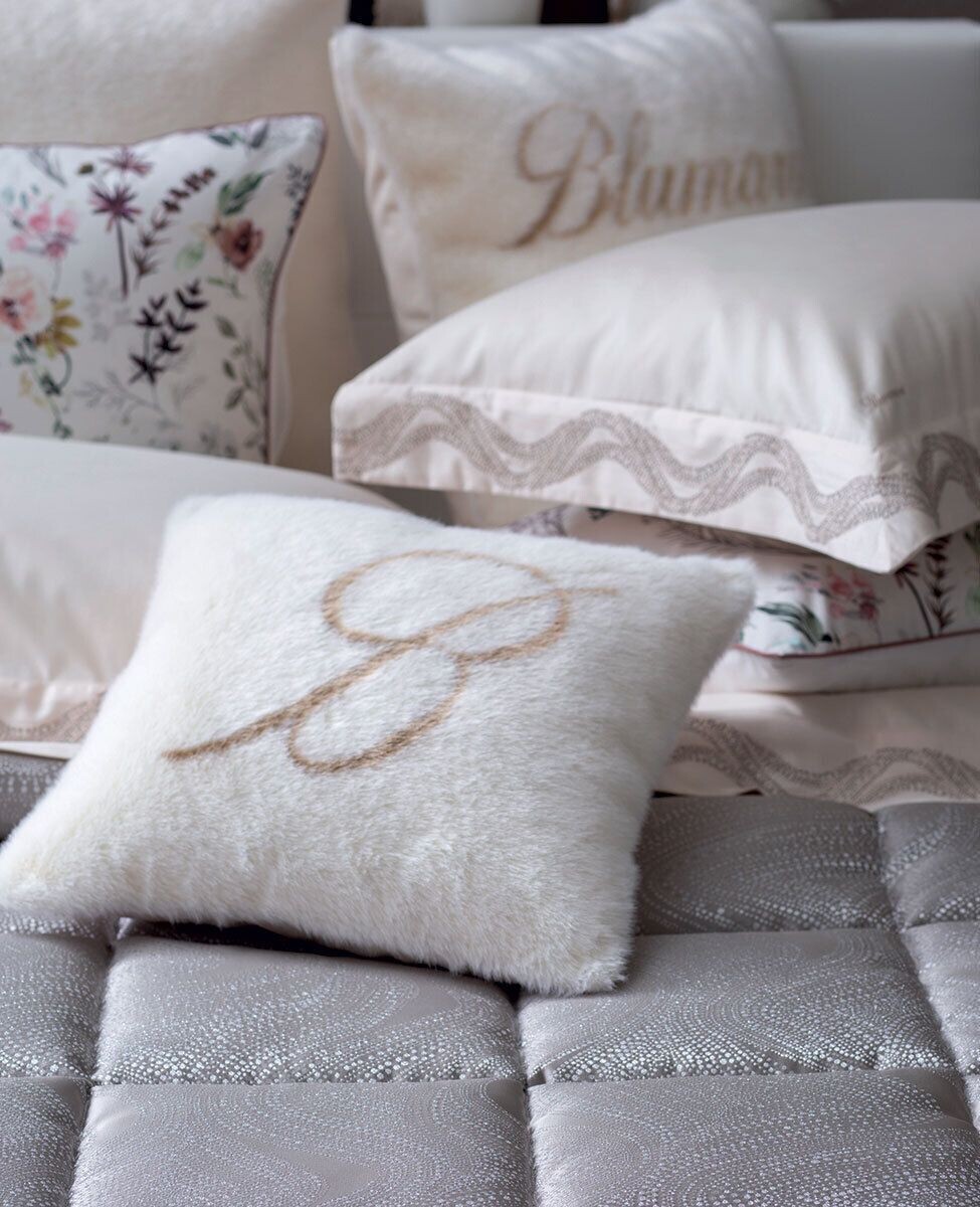 Cuscino in ecopelliccia 42x42 St.Moritz Blumarine Home Collection
