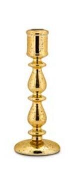 Candeliere vetro soffiato col.oro h.25 Mina Fade Maison