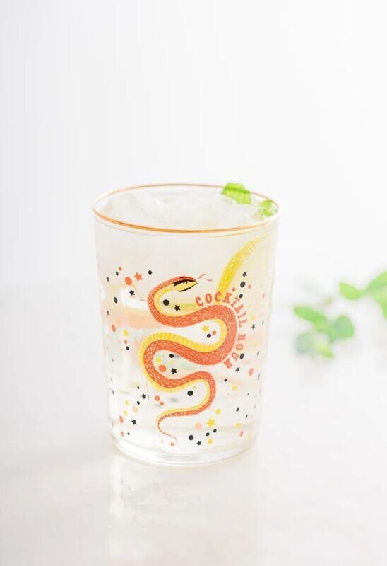 Bicchiere bibita in vetro 55cl Serpente Yvonne Ellen