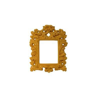 Cornice quadrata barocco 40x30 col.ocra Virginia Casa