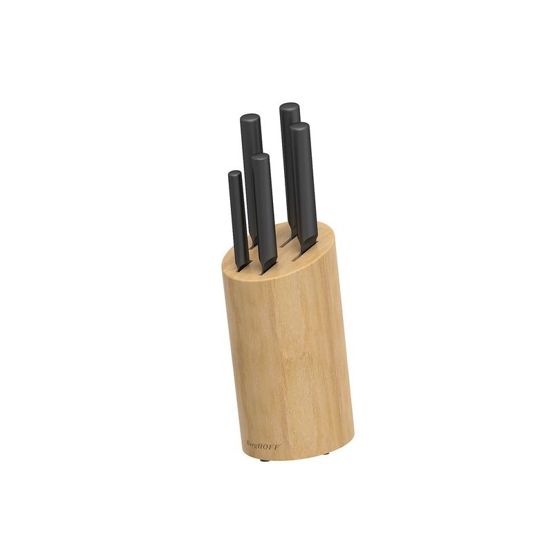 Blocco coltelli acciaio inox 6 pz Boron Berghoff