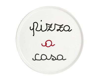 Piatto pizza in ceramica d.31 Pizza a Casa Simple Day
