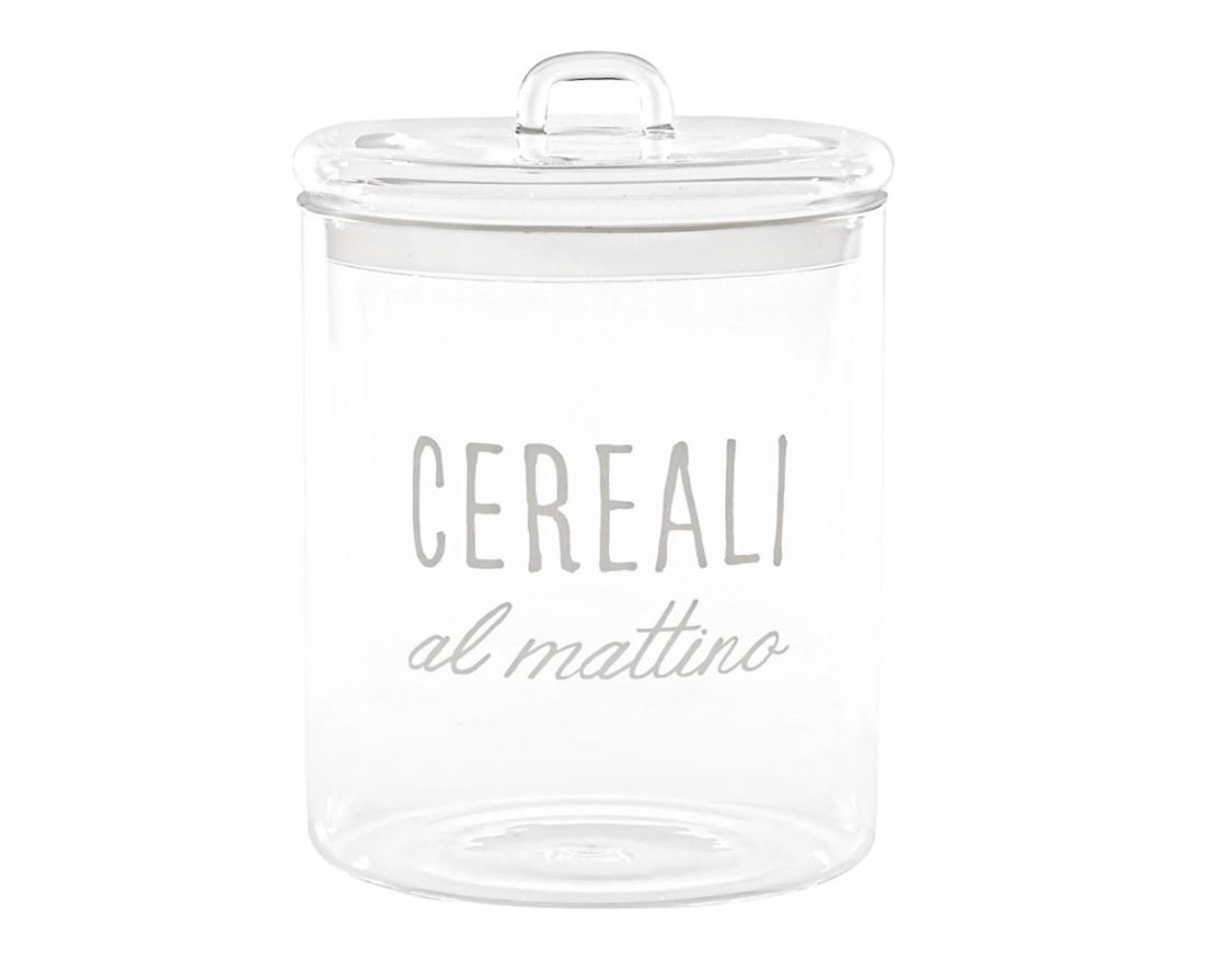 Barattolo in vetro borosilicato Cereali al Mattino Simple Day