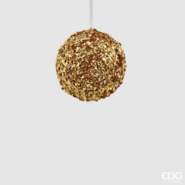 Palla glitter d.10 col. oro Edg Enzo De Gasperi Palla glitter d.10 col. oro Edg Enzo De Gasperi