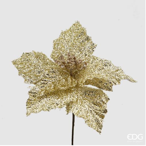 Stella di Natale lamé d.26 col.oro Edg Enzo De Gasperi