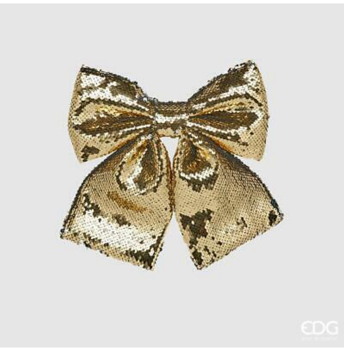 Fiocco paillettes 25x25 col.oro Edg Enzo De Gasperi