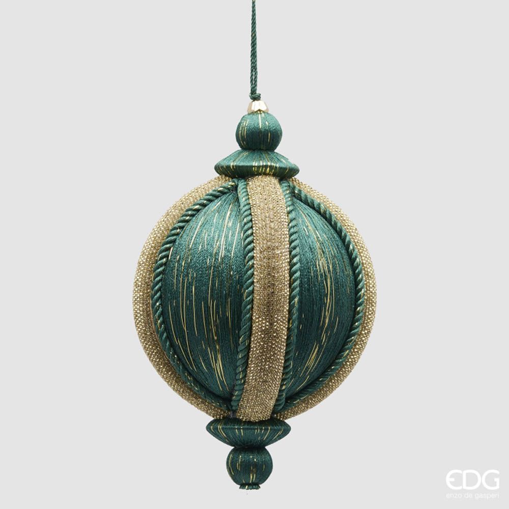Addobbo palla jewel h.16 d.10 col.verde Edg Enzo De Gasperi