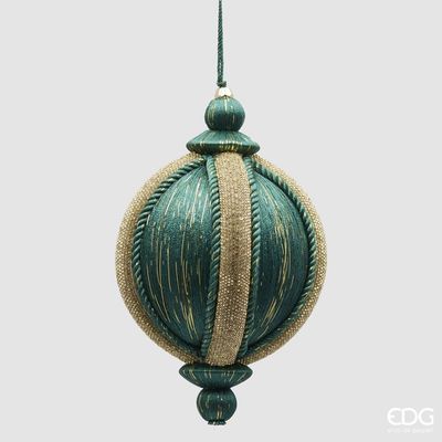 Addobbo palla jewel h.16 d.10 col.verde Edg Enzo De Gasperi
