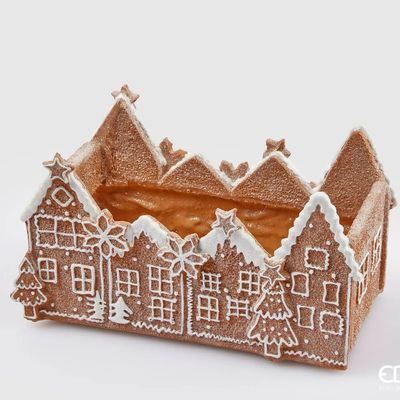 Vassoio decorativo casetta marzapane rett.14x26x14 Edg Enzo De Gasperi