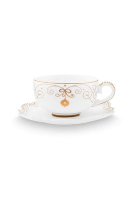 Tazza con piattino 225ml in porcellana Royal Winter Pip Studio