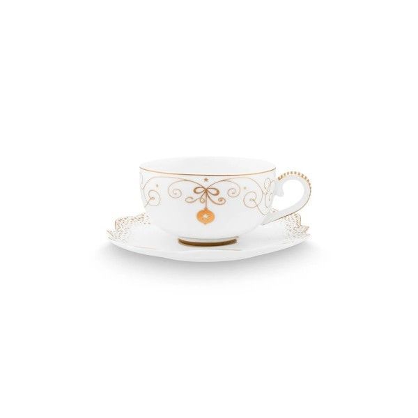 Tazzina caffè con piattino 125ml in porcellana Royal Winter Pip Studio