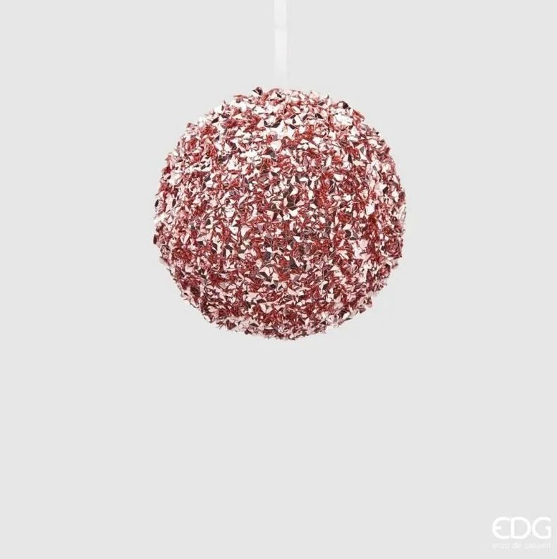 Palla glitter d.10 col. rosa Edg Enzo De Gasperi