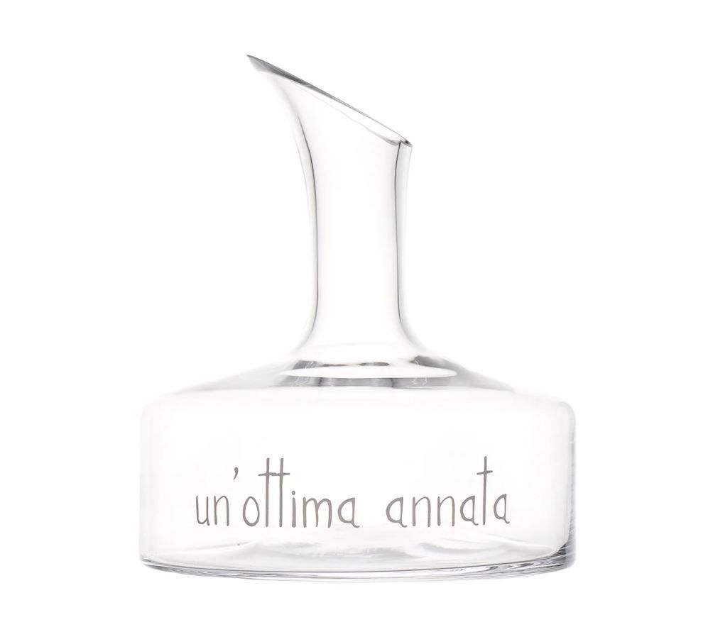 Decanter in vetro d.19 Un'Ottima Annata Simple Day
