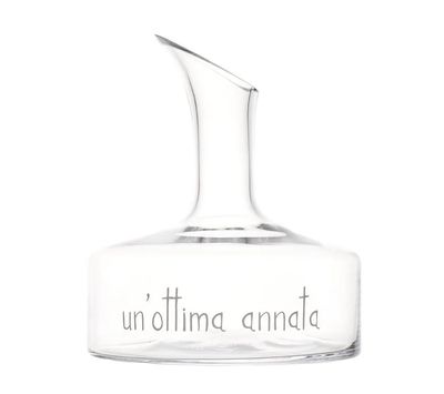 Decanter in vetro d.19 Un'Ottima Annata Simple Day