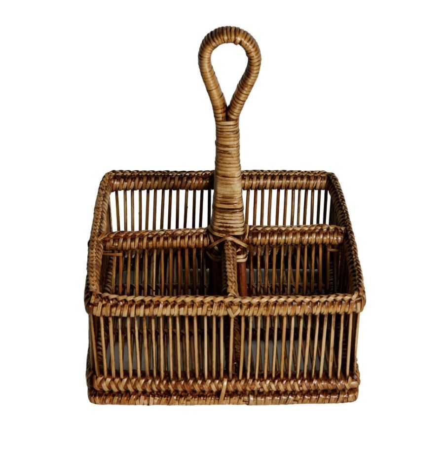 Portacondimenti in rattan 22x22x24 Rain Simple Day