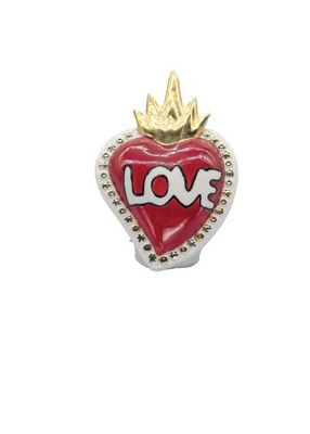 Cuore Sacro profumatore ambiente 12x13 Porcellane Sbordone