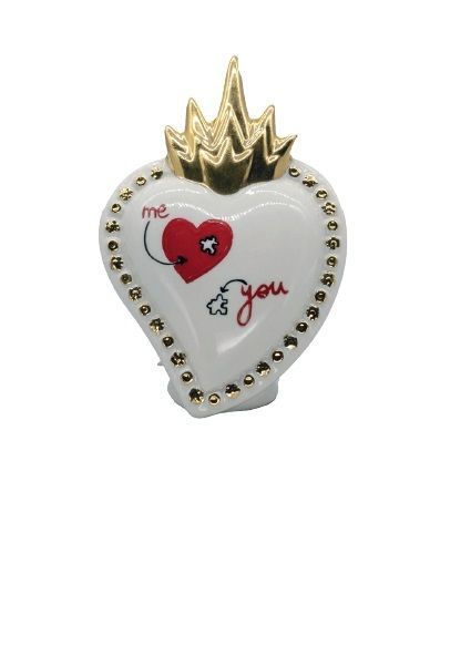 Cuore Sacro profumatore ambiente 12x13 Porcellane Sbordone