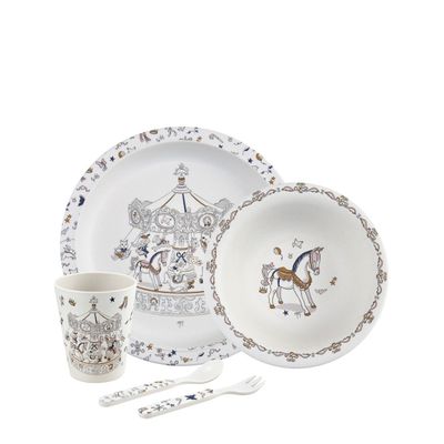 Set primo pasto in melamina Petit Carrousel Mathilde M.