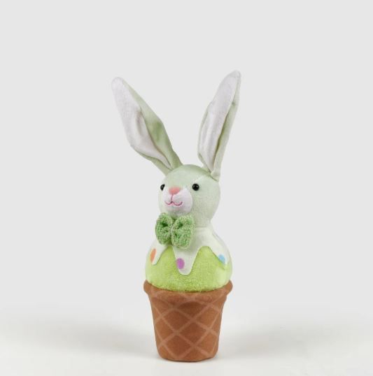 Decoro gelato coniglio h.29 d.9 col.verde Edg Enzo De Gasperi