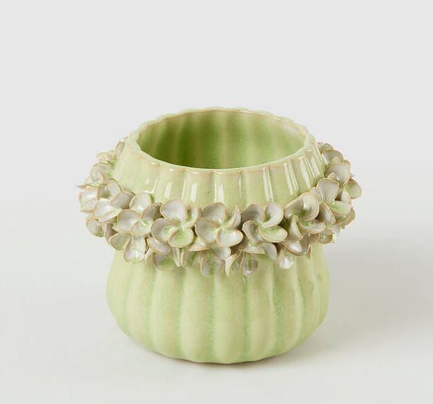 Vaso Freaky Decoflor h.9,5 d.13 col.verde Edg Enzo De Gasperi