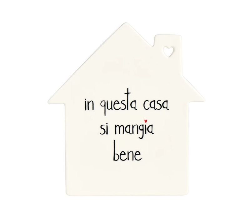 Sottopentola in gres 22x20 In questa Casa si Mangia bene Simple Day