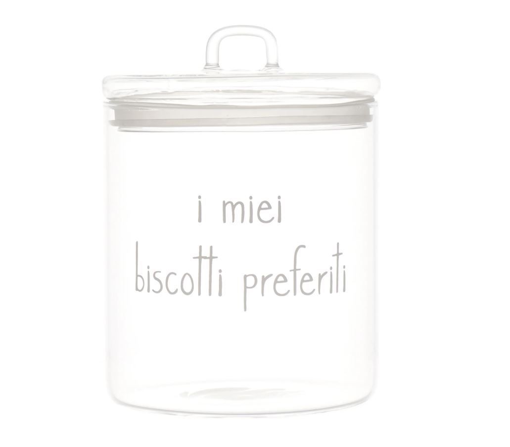 Barattolo in vetro borosilicato d.15 I miei Biscotti Preferiti Simple Day