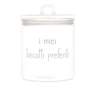 Barattolo in vetro borosilicato d.15 I miei Biscotti Preferiti Simple Day