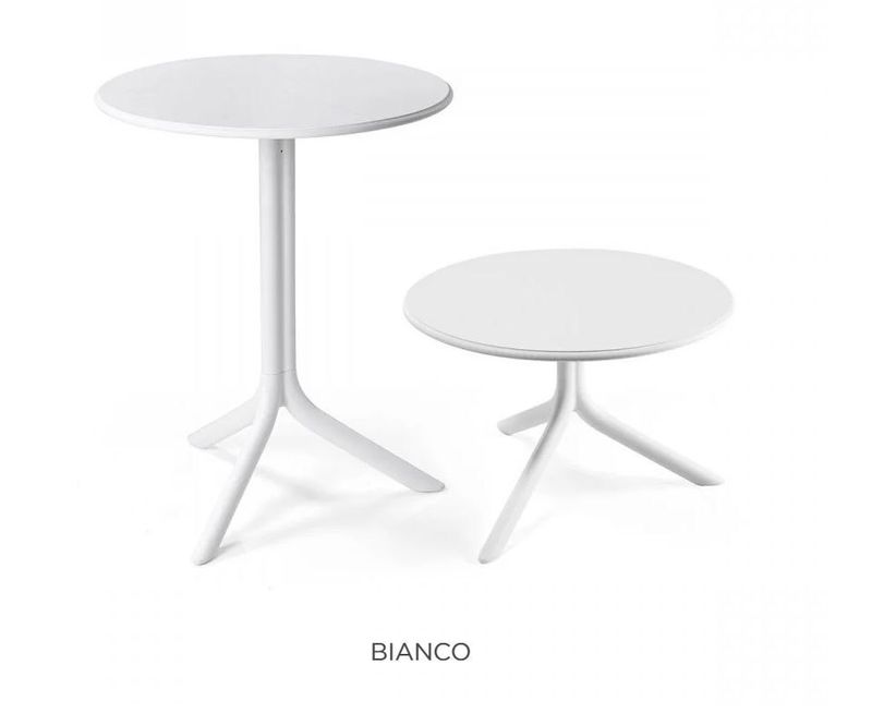 Tavolino in resina fiberglass col.bianco modulabile Spritz Nardi Outdoor