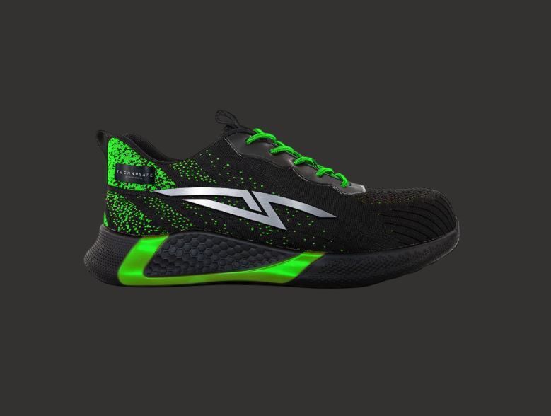 Scarpa da lavoro S3 Neon Low col.green shock Technosafe