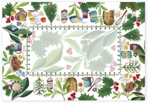 Tovaglia in raso di cotone antimacchia 160x220 Menu di Natale The Napking