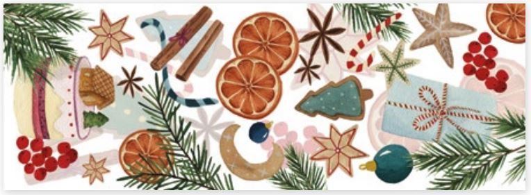 Runner in raso di cotone antimacchia 50x150 Xmas Tea The Napking Runner in raso di cotone antimacchia 50x150 Xmas Tea The Napking