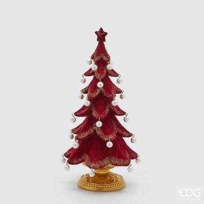 Pino poly bordeaux con perle h.36 d.19Edg Enzo De Gasperi Pino poly bordeaux con perle h.36 d.19Edg Enzo De Gasperi