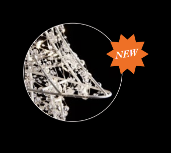 Albero Pearls 500 microled h.80 l.54 Edg Enzo De Gasperi