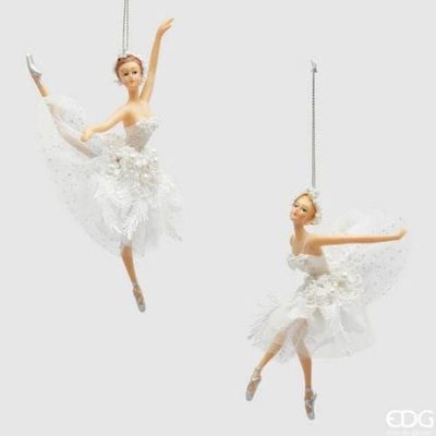 Addobbo ballerina col.bianco h.18 Edg Enzo De Gasperi