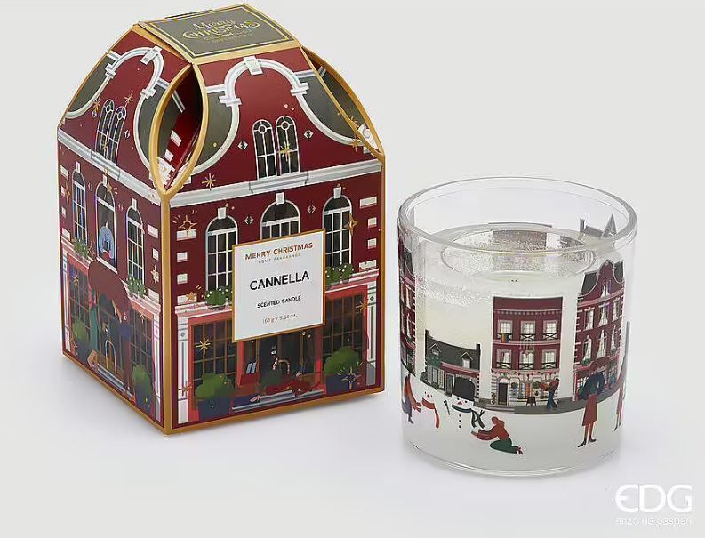 Candela Rue de Rivoli profumo Cannella con led h.10 Edg Enzo De Gasperi Candela Rue de Rivoli profumo Cannella con led h.10 Edg Enzo De Gasperi