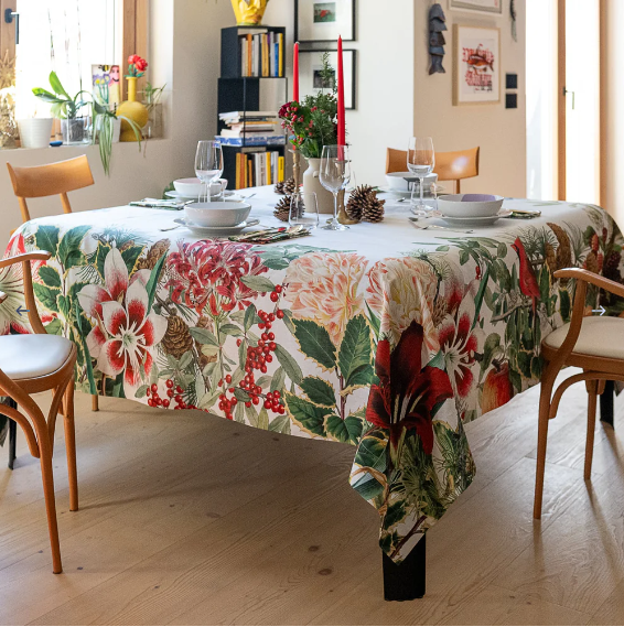 Tovaglia in lino 220x220 Natalia The Napking