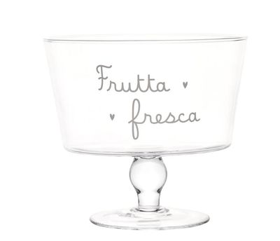 Alzata porta frutta in vetro decoro Frutta Fresca Simple Day Alzata porta frutta in vetro decoro Frutta Fresca Simple Day